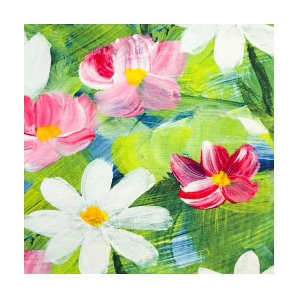 Heavy Viscose jersey, Wild Flower